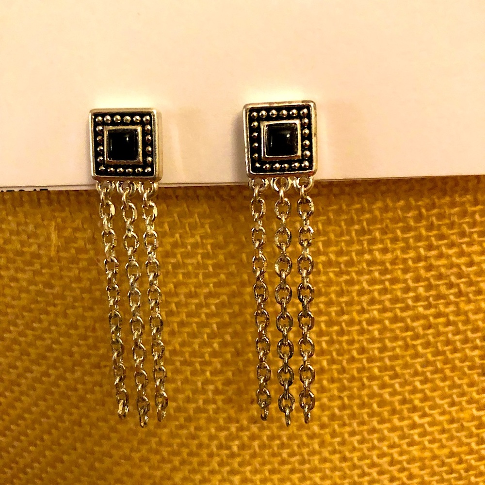 Clip On/Screw On  Drop Earrings